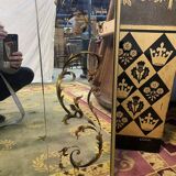 Bistro mirror - eglomised glass brasserie, 224x114 cm