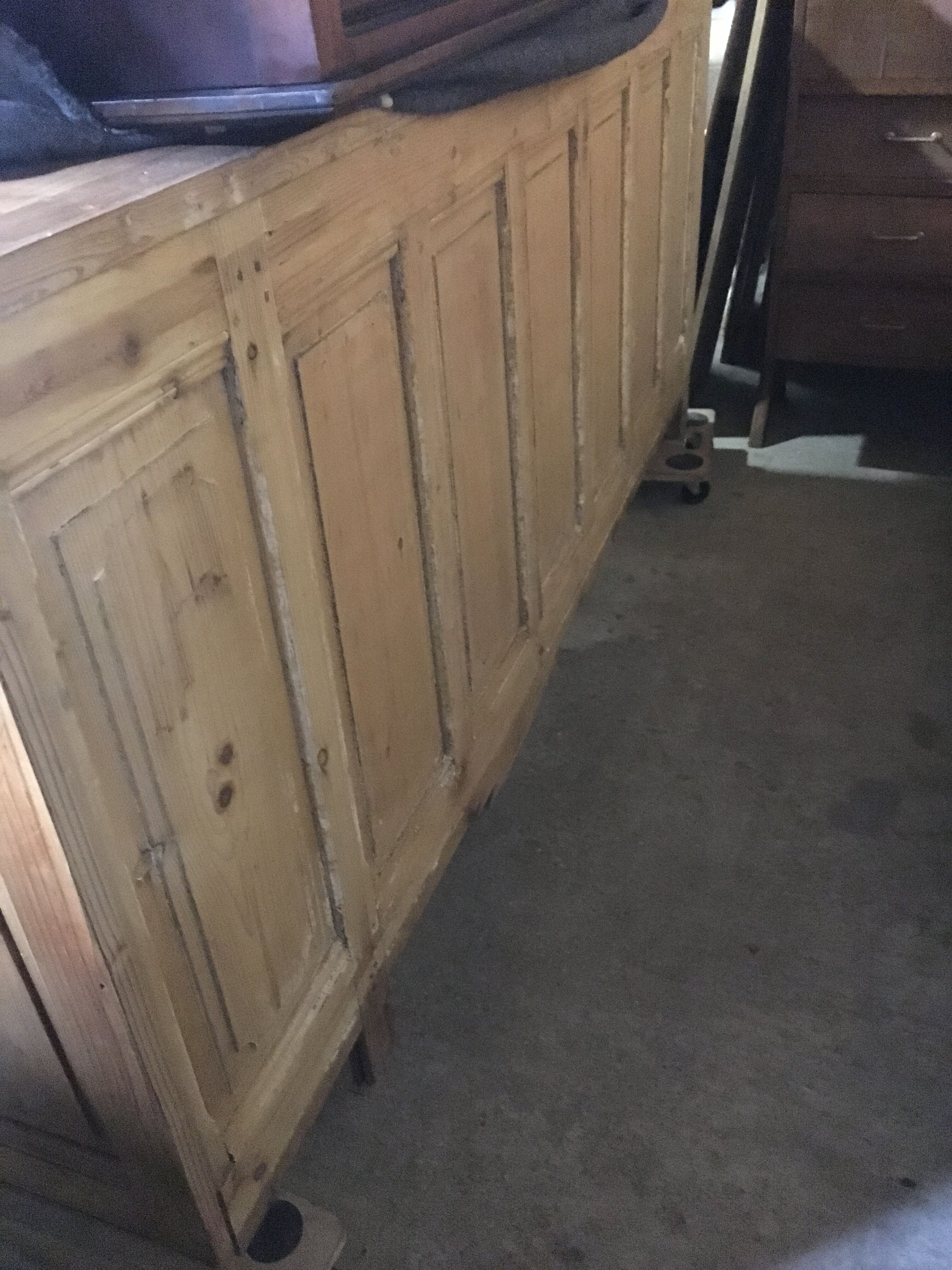 Old counter 4 pine doors