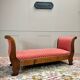 Bench, Mahogany Daybed, Restoration Period, 19th Century