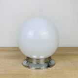 Art deco opaline globe wall light