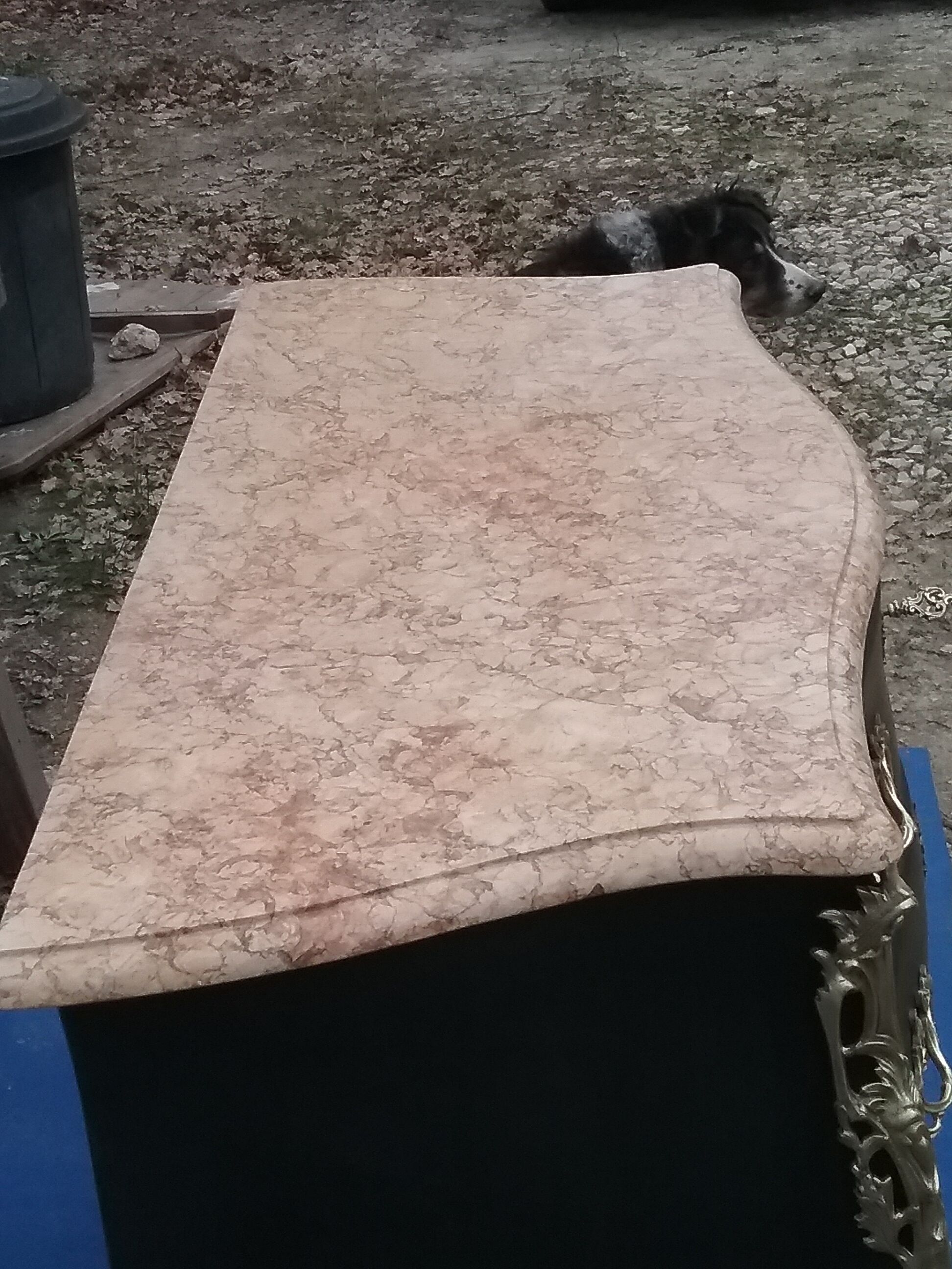 Commode style L XV black