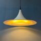 Suspension "witch's hat" white Danish Space Age Mid-Century