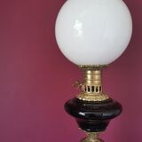 Lampe à pétrole ancienne Napoléon III