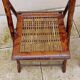 Paire de chaise pliante bambou vintage