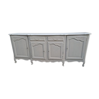 Rustic neo-rustic oak sideboard