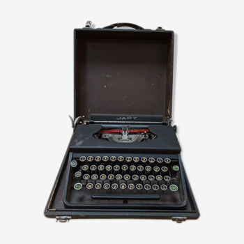 Machine à écrire ancienne Japy P6 portable