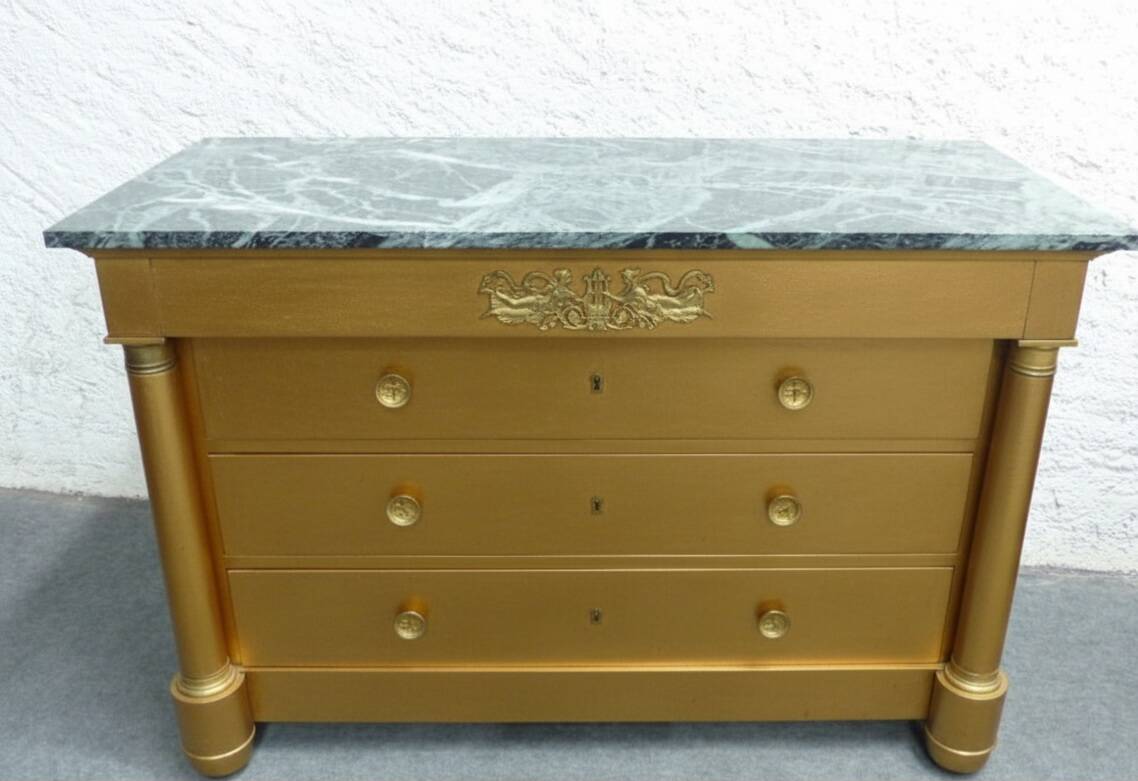 Empire style chest of drawers