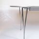 Superellipse Dining Table Model B616 With Grey Laminate By Piet Hein