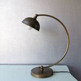 Lampe de bureau en laiton années 70