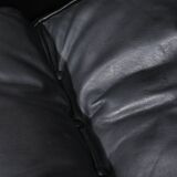 Fauteuil Lounge en Cuir "Rancero" de Luciano Frigerio - Design Italien des Années 1970