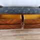 1960s sideboard in mahogany, glass and brass