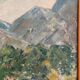 Original Swedish Oil on Canvas – "Landscape" by S. Högfeldt – Signed – Vintage and Framed – 48 × 36 cm (18.9" × 14.2")
