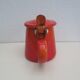 Pot en tôle émaillée avec couvercle- vintage