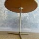 Capiz shell side table with a brass base by Vereinigte Werkstätten Munich, Germany, 1960s.
