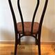 5 chairs bistro J & J Kohn with label and stamp circa 1900