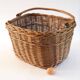 Large rattan bicycle basket