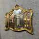 Very large and superb Louis XV style mirror in gilded wood, 20th century (E)