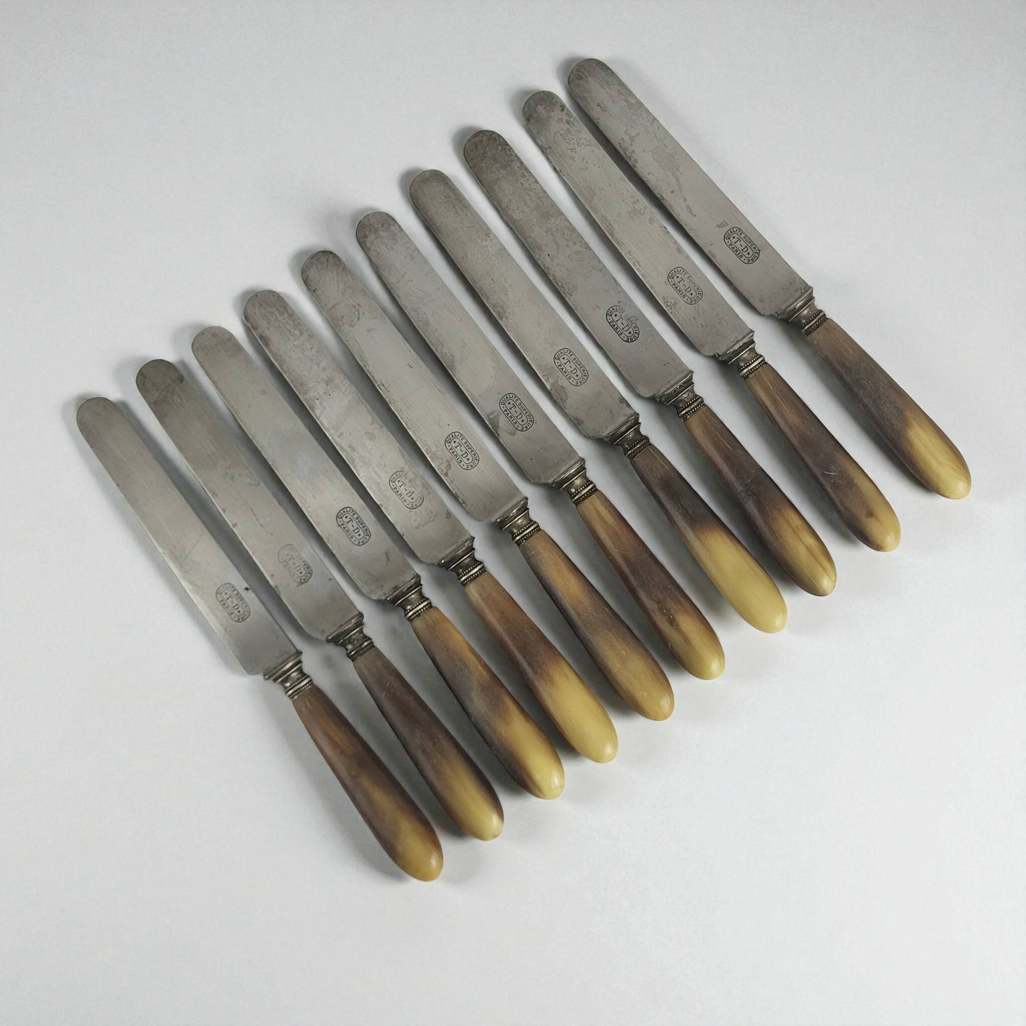 11 Horn & Steel Knives TD Paris