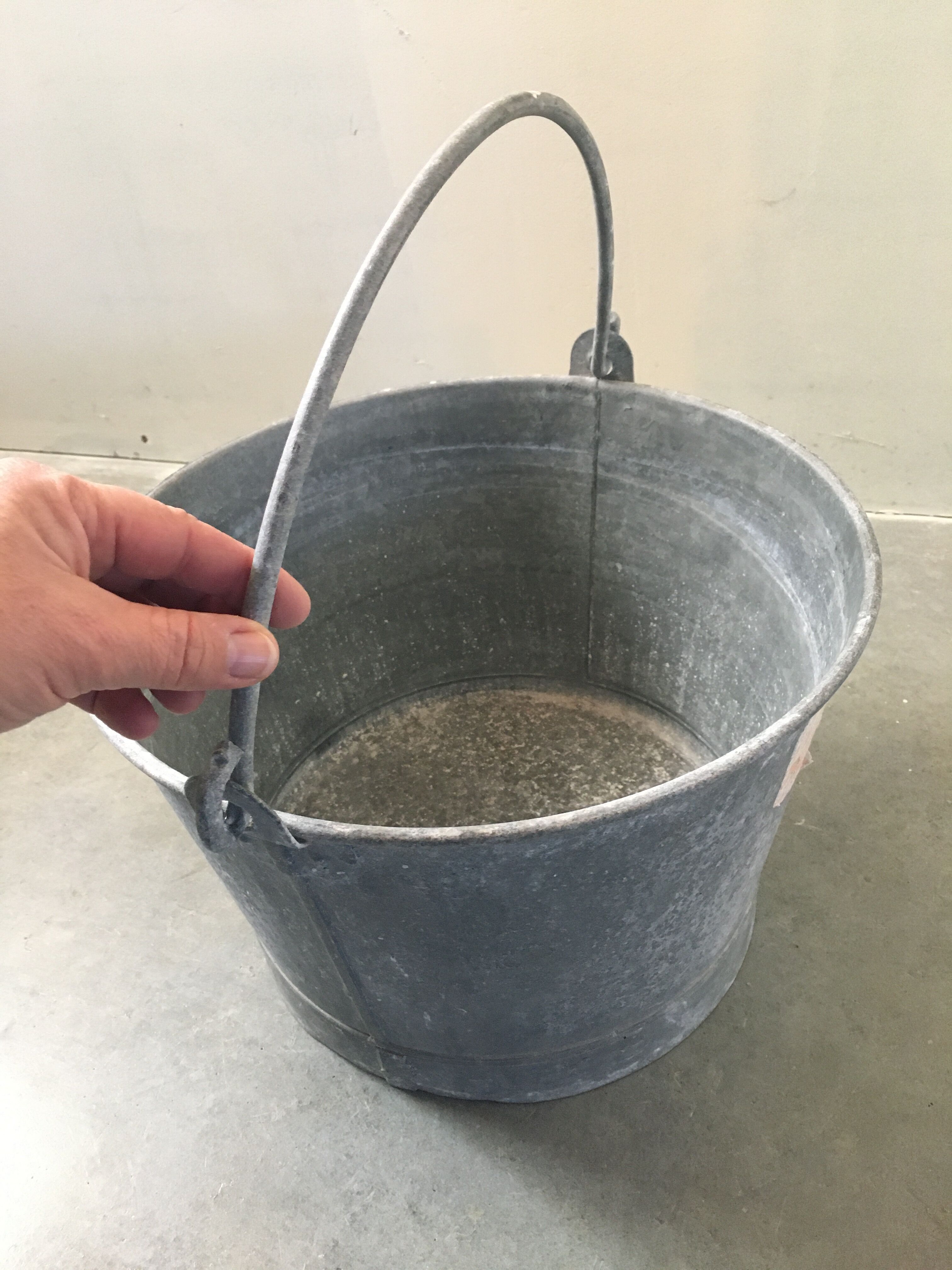 Vintage Leopold zinc bucket