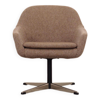 Brown armchair, Danish design, 1970s, production: Denmark