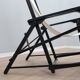 Vintage Italian design folding deck chair 1970s