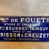 Ancienne plaque émaillée
