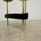 Mid century candle holder brass and lucite , 1970s