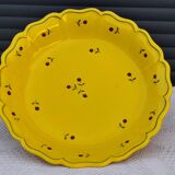 Vintage earthenware plate signed "F. Sicard"