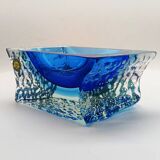 1960s Ashtray  in Hand-worked Murano Glass by Flavio Poli for Sesuso