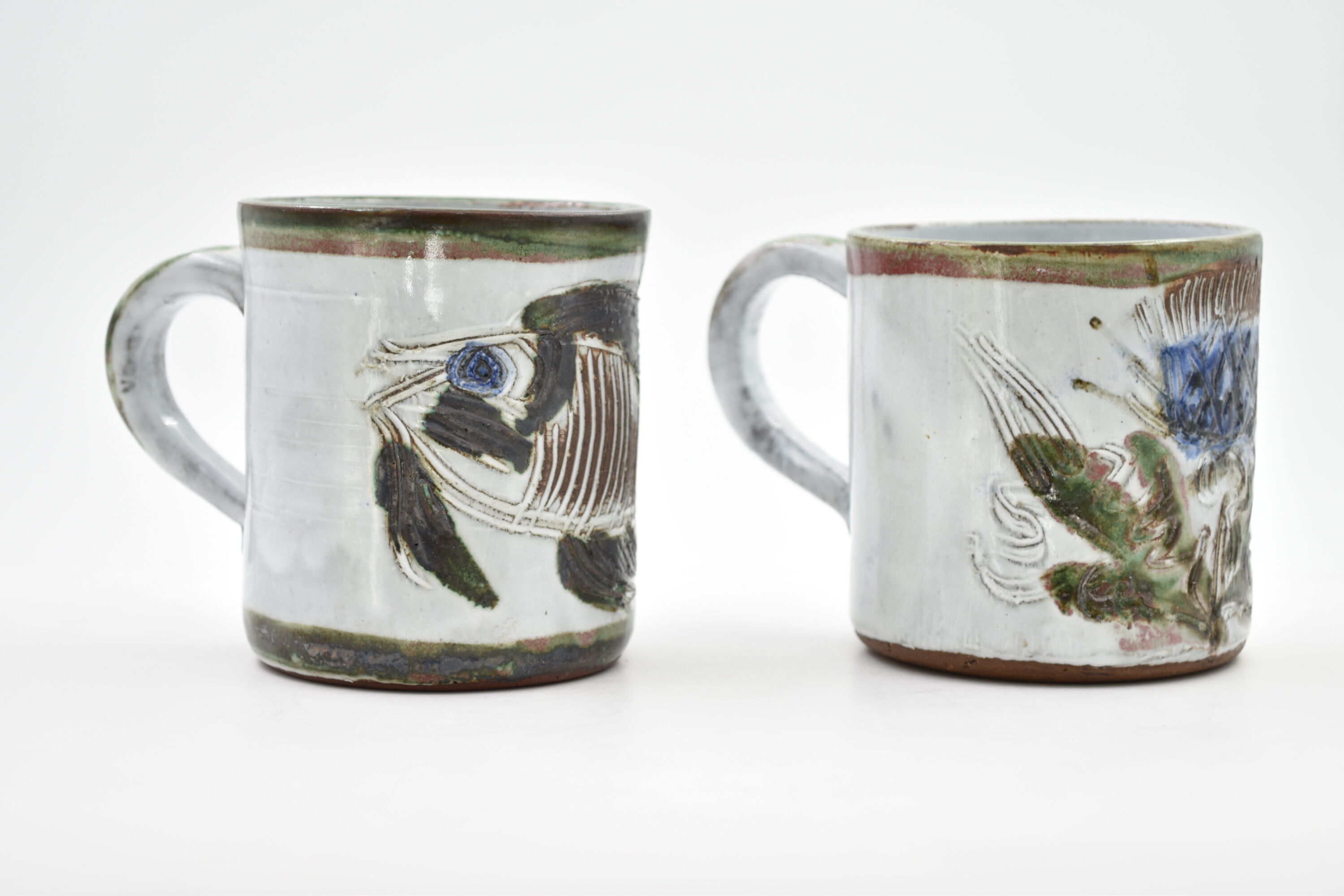 Pair of cups Thilor Vallauris