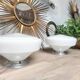 Paire de lampes opaline