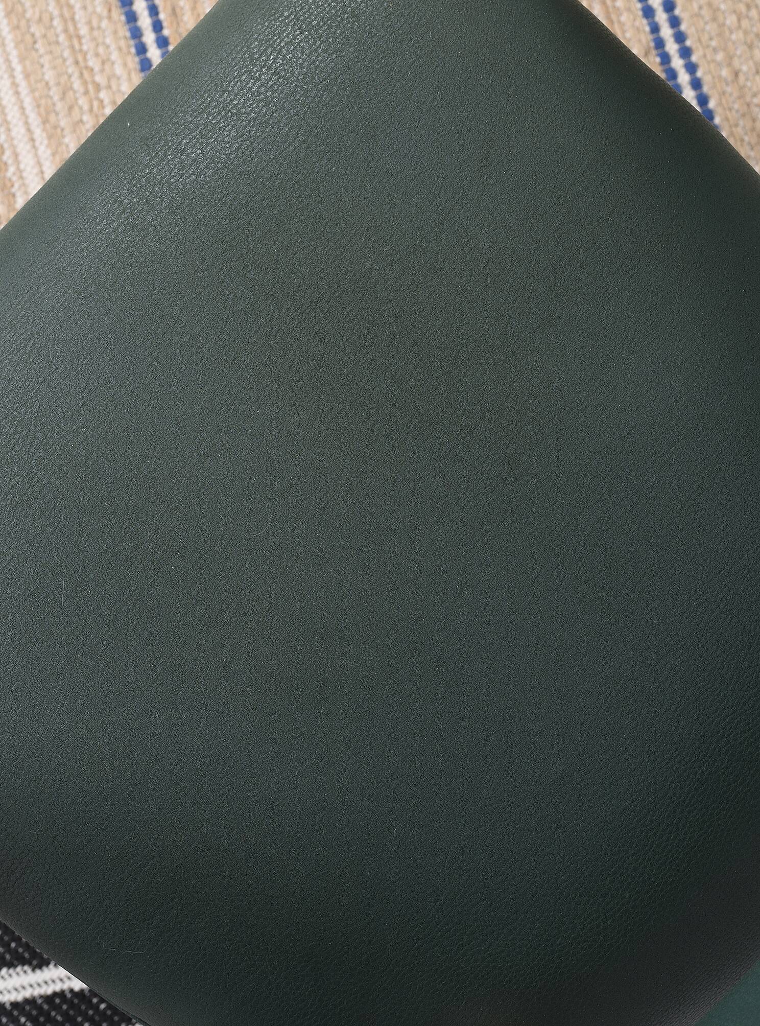 Fauteuil bridge moleskine vert