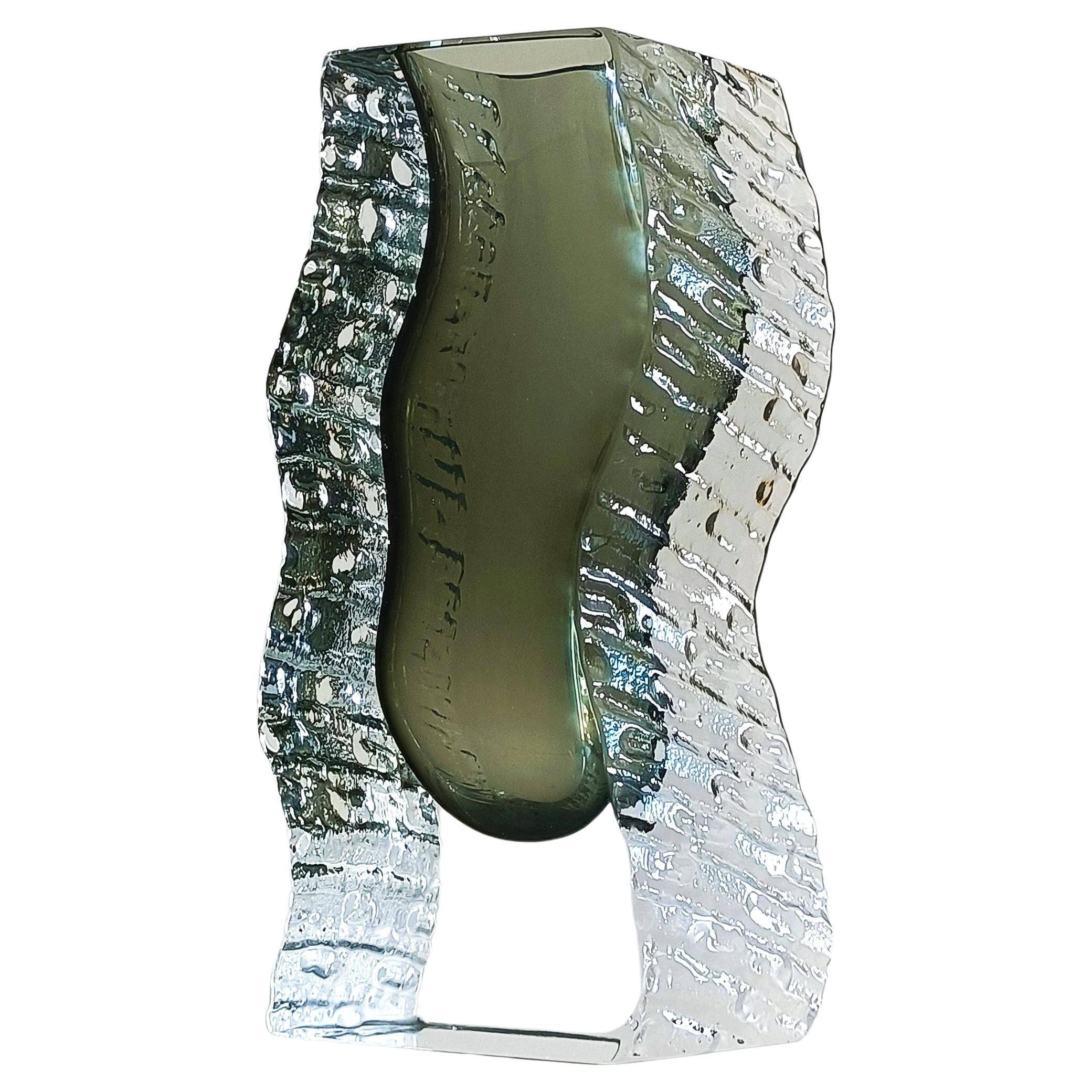Murano Sommerso  Glass Vase by Alessandro Mandruzzato, Italy,  1970s
