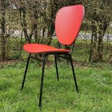 Chaise vintage rouge