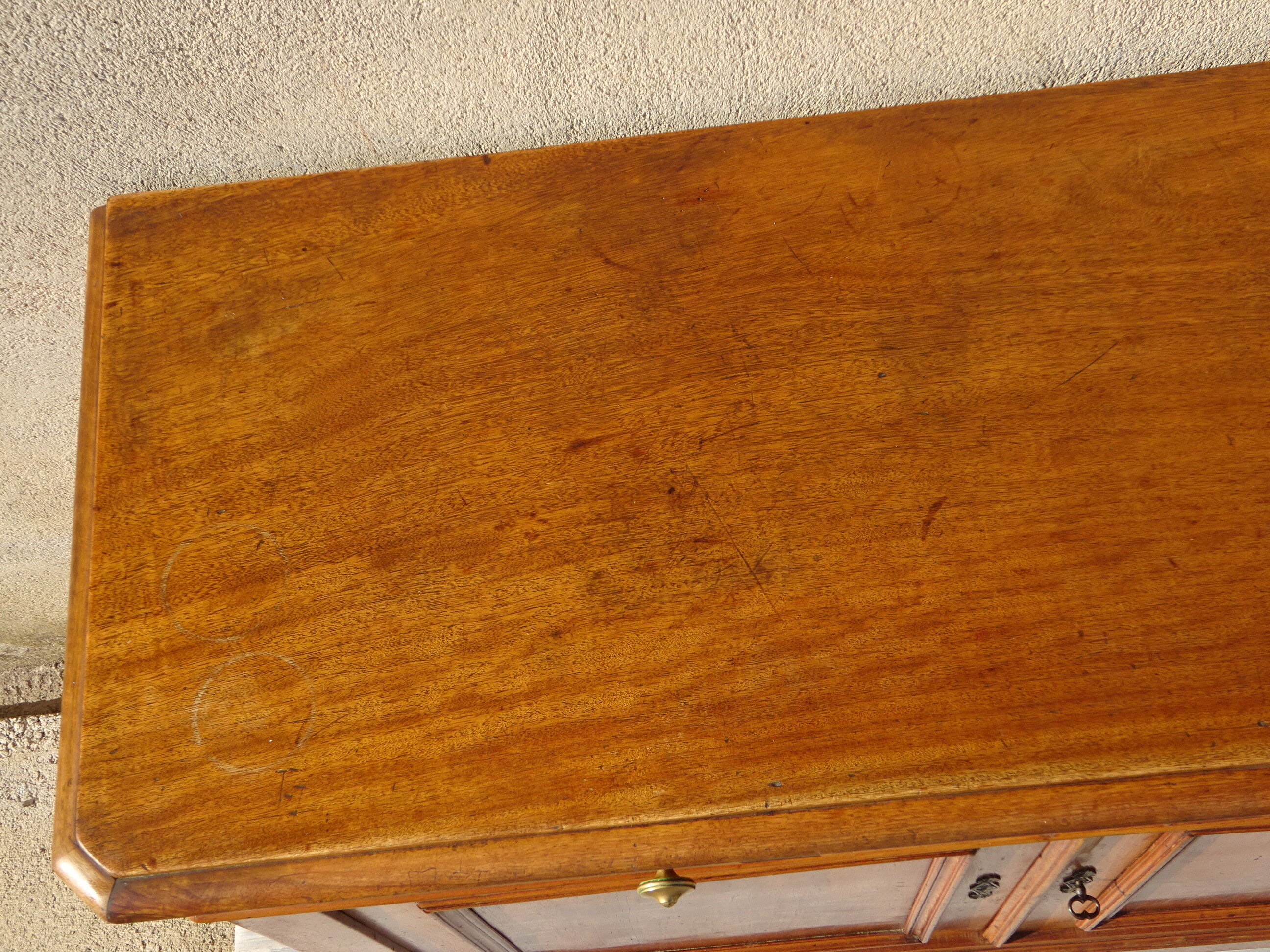 Louis-Philippe sideboard, late nineteenth, walnut