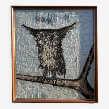 Owl tapestry owl bernard buffet 1969