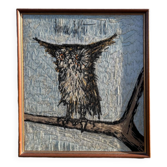 Owl tapestry owl bernard buffet 1969