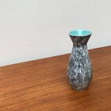 West German pottery vase, mid-century style, 1960s