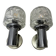Rolf Kruger for Neuhaus Chrome & Glass Sconces — Pair, 1970s
