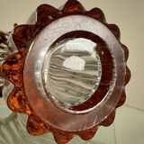 Large crystal and gold vase from the 60s