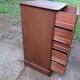 Commode haute semainier marque stag 1980 vintage royaume-uni