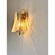 Contemporary Modern Multicolor Amber "Rondini" Murano Wall Sconces- Set of