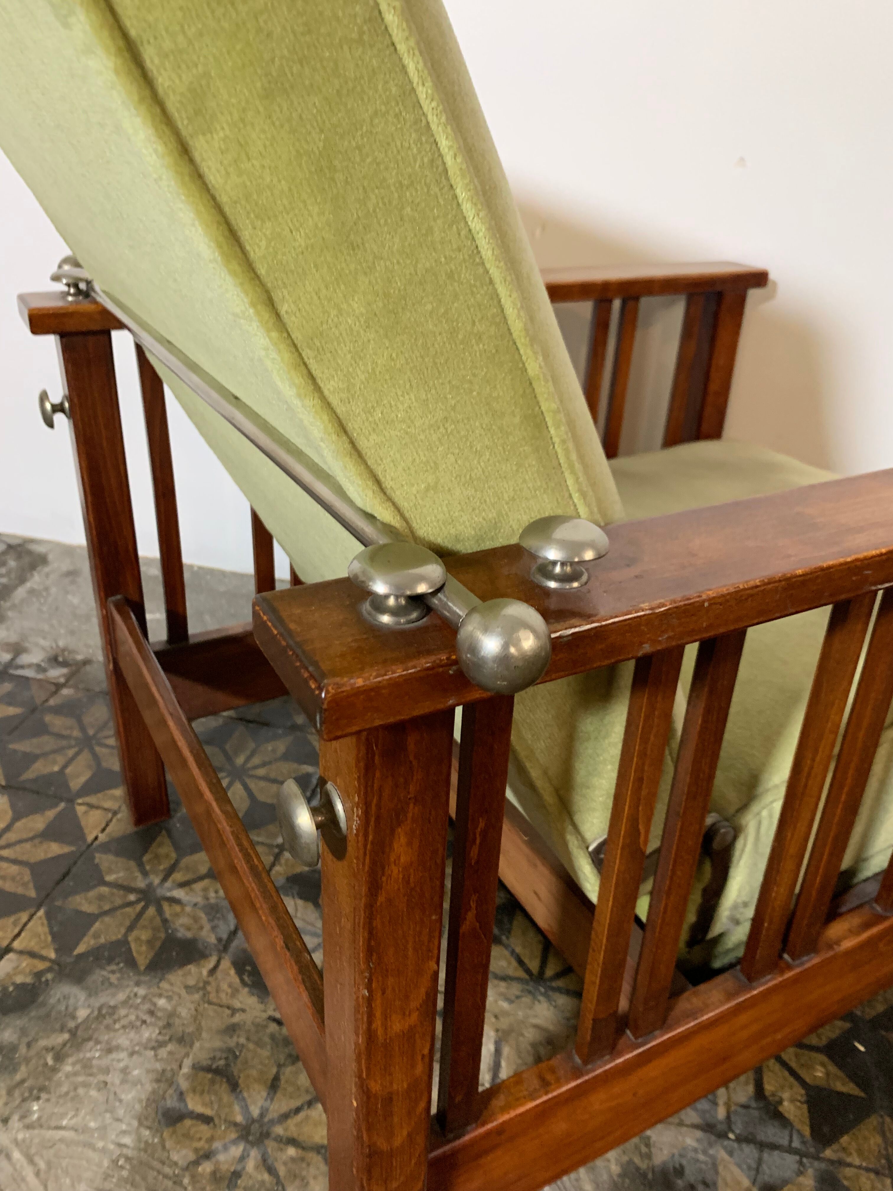 Art Deco armchair with system