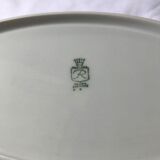 Ravier Bavaria with hand-painted silver border