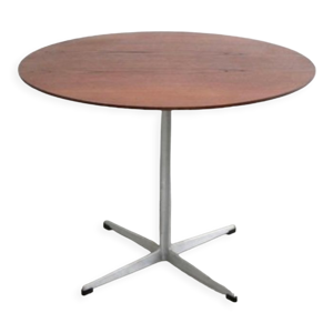 Ttable basse ronde en teck d'Arne
