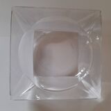 Ensemble de 2 cendriers en verre 70's