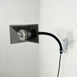 Adjustable metal wall lamp with geometric shapes, 1980