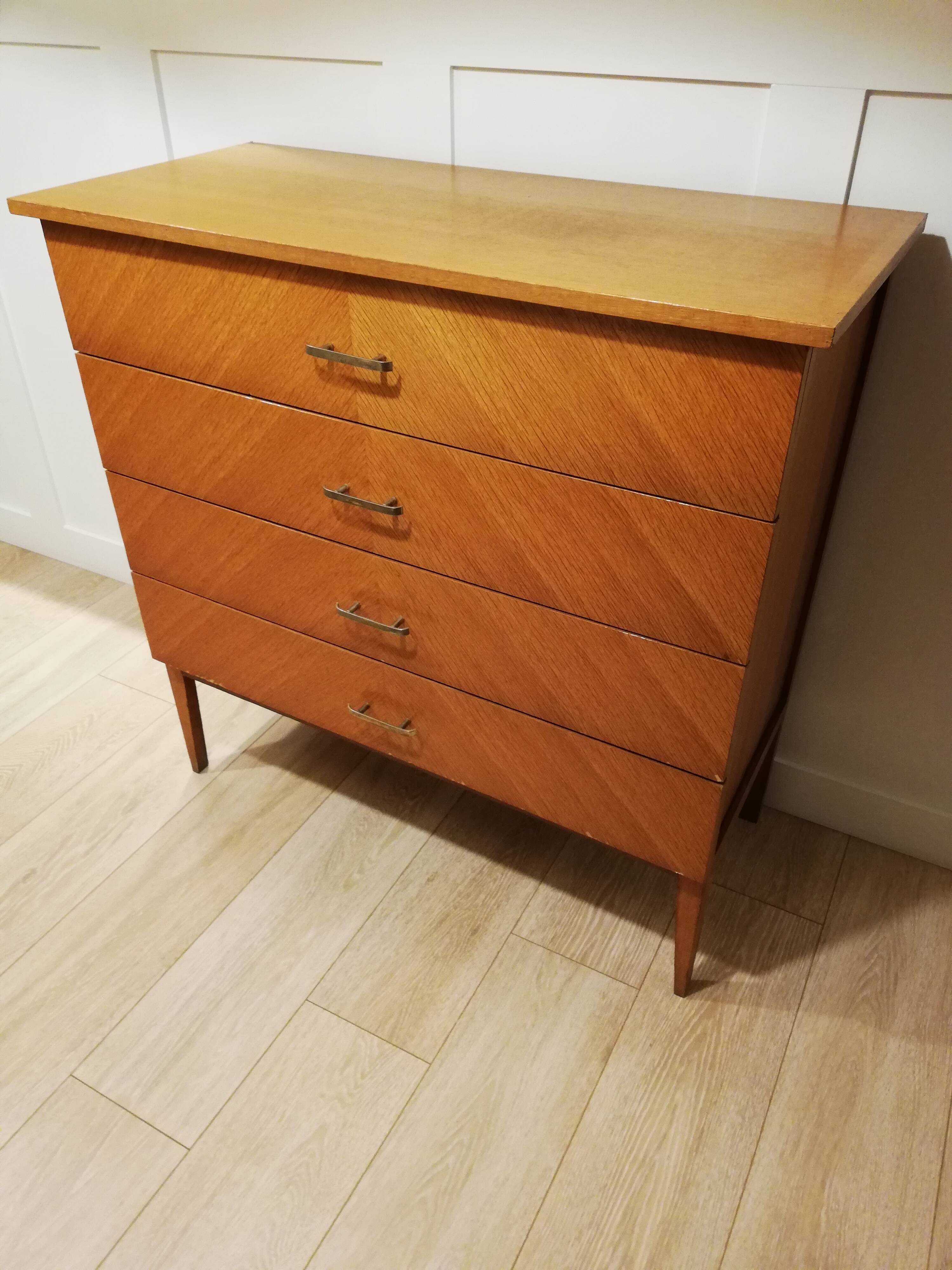 Chest of drawers 4 vintage drawers