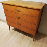 Chest of drawers 4 vintage drawers