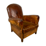 Leather club chair